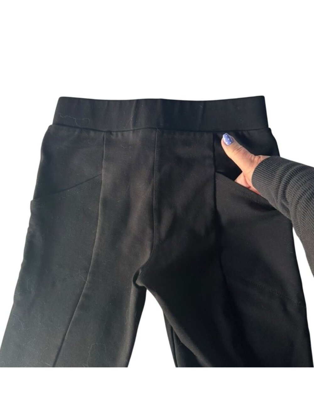 Betabrand Sz S Journey Zippered Skinny-Leg Pocket High Rise Dress Yoga Pants - Picture 11 of 12